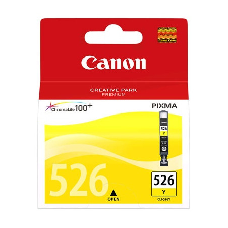 Canon CLI-526 Y (4543B001) Rašalinė kasetė, Geltona