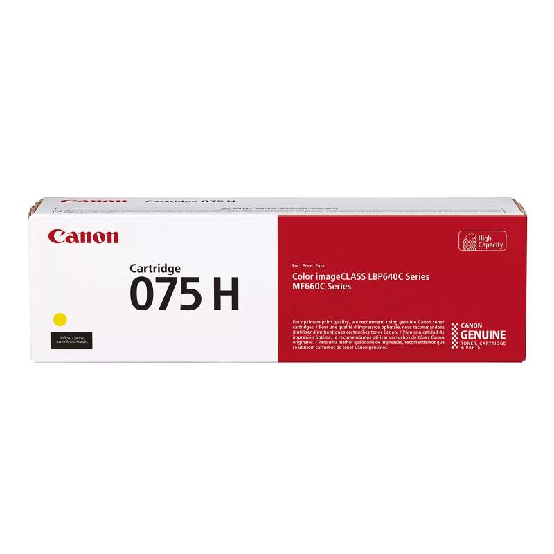 Canon CRG 075H Y (6366C002) Lazerinė kasetė, Geltona