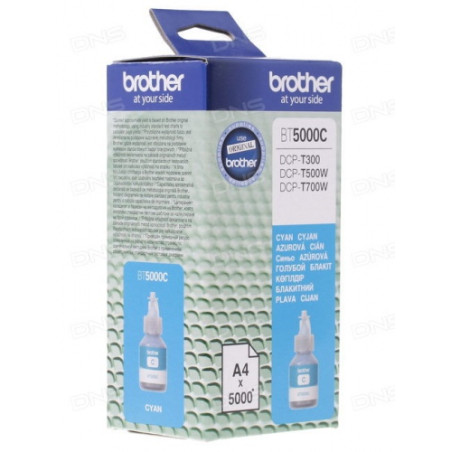 Brother BT5000C Rašalo papildymo buteliukas, Žydra