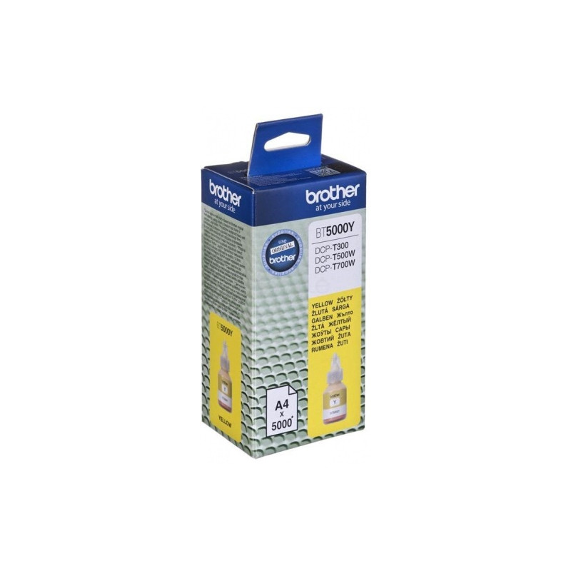 Brother BT5000Y Rašalo papildymo buteliukas, Geltona