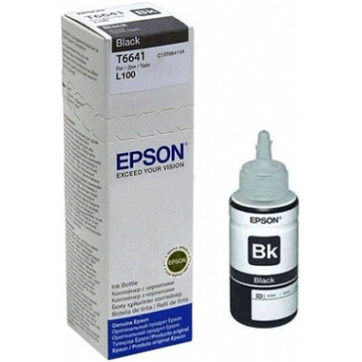 Epson T6641 (C13T66414A) Rašalo papildymo buteliukas, Juoda rašaliniams spausdintuvams