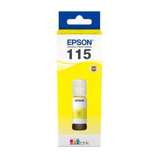 Epson 115 EcoTank (C13T07D44A) Rašalo papildymo buteliukas, Geltona rašaliniams spausdintuvams 6200 psl.