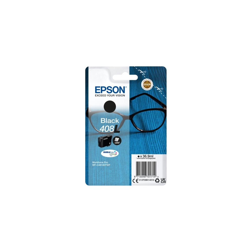 Epson 408L (C13T09K14010) Rašalinė kasetė, Juoda