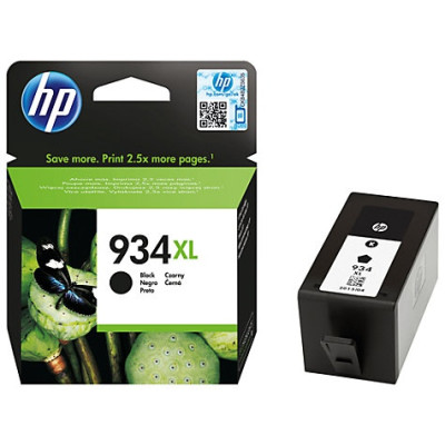 HP No.934XL HC (C2P23AE), juoda kasetė rašaliniams spausdintuvams, 1000 psl.