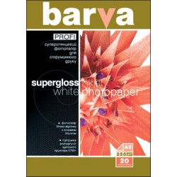 Fotopopierius Barva Profi Super Blizgus, 255 g/m², A3, 20 lapų