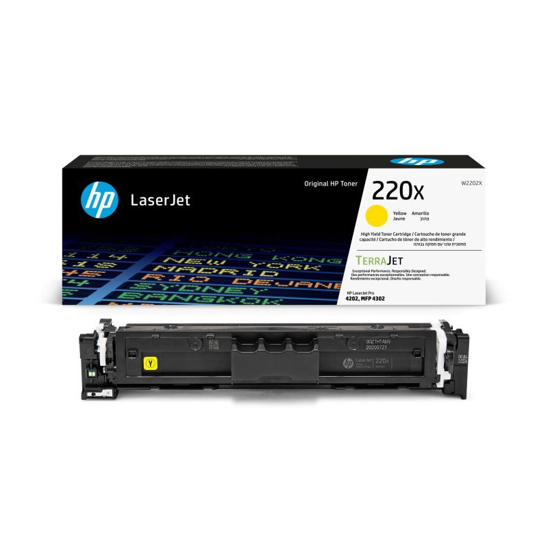 Kasetė HP No.220X (W2202X) YL 5500psl OEM