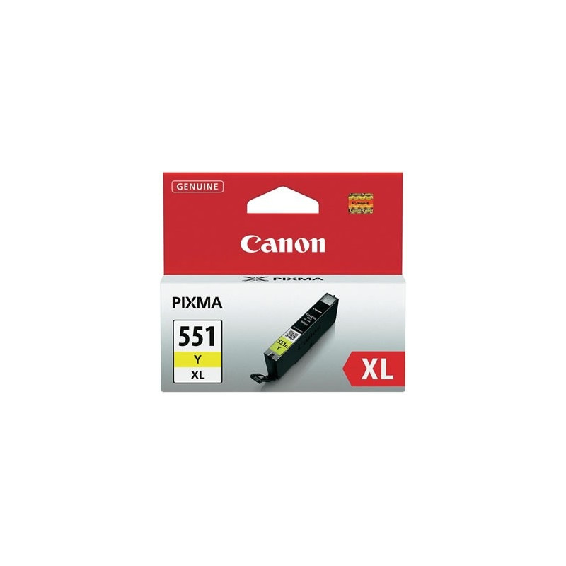 Canon CLI-551XL Y (6446B001) Rašalinė kasetė, Geltona
