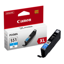 Canon CLI-551XL C (6444B001) Rašalinė kasetė, Žydra