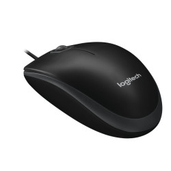 Logitech B100 Laidinė pelė, USB Type-A, Optical, 800 DPI, Juoda