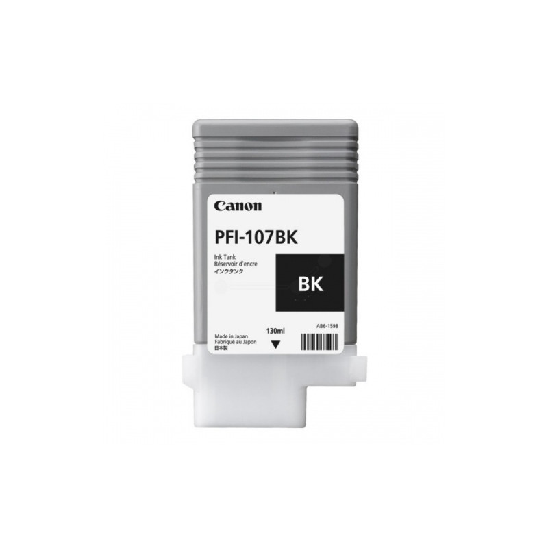 Canon PFI-107BK (6705B001) Rašalinė kasetė, Juoda