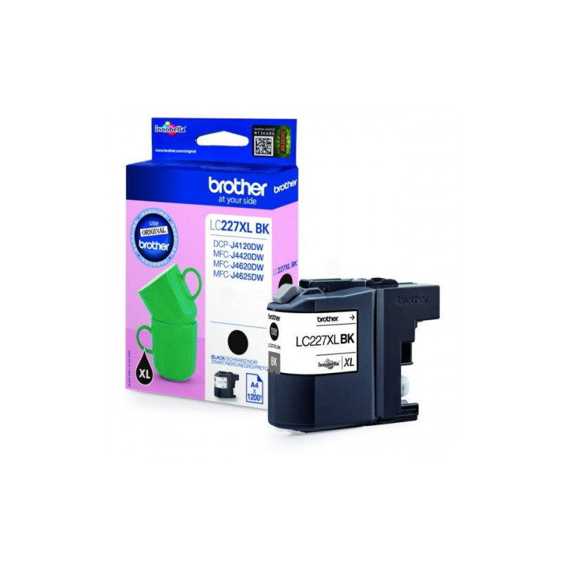 Brother LC227XL BK (LC227XLBK) Rašalinė kasetė, Juoda