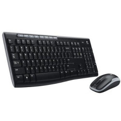 Logitech MK270 Combo Belaidė klaviatūra + pelė, US, Juoda