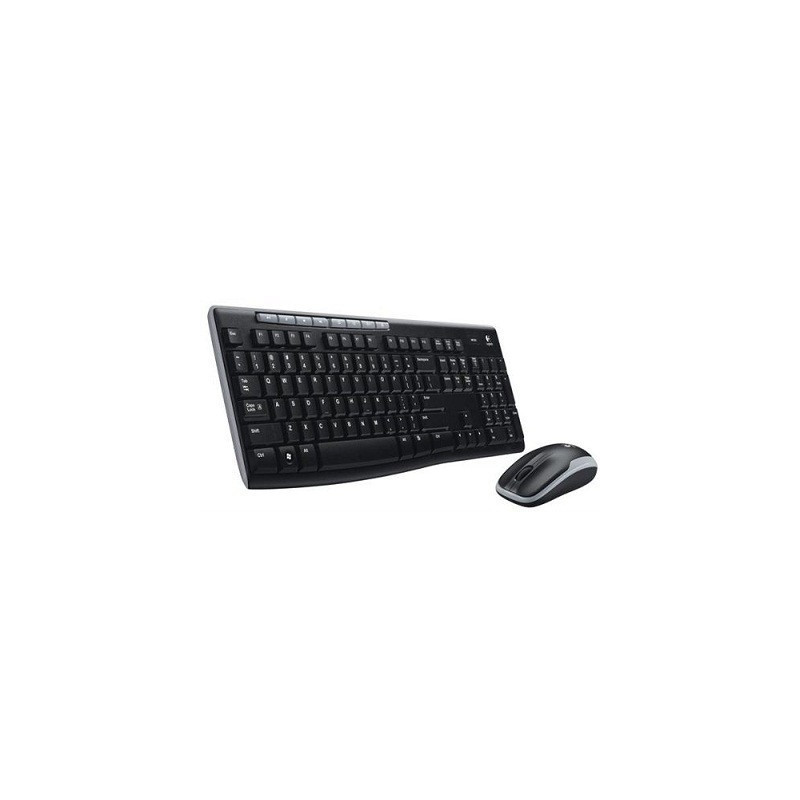 Logitech MK270 Combo Belaidė klaviatūra + pelė, US, Juoda