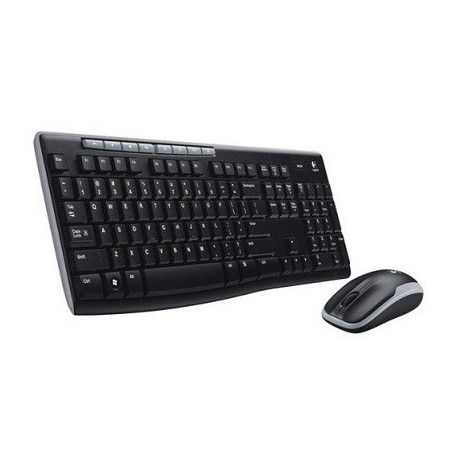Logitech MK270 Combo Belaidė klaviatūra + pelė, US, Juoda