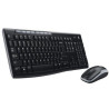 Logitech MK270 Combo Belaidė klaviatūra + pelė, US, Juoda