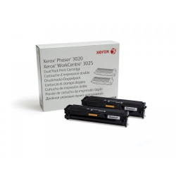 Xerox Phaser 3020 / WorkCentre 3025 (106R03048) Dual Pack Lazerinė kasetė, Juoda
