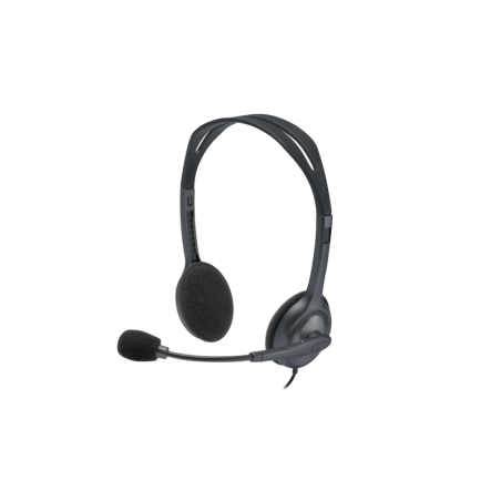 Logitech H111 Stereo Laidinės ausinės, 3.5mm jack, Juoda