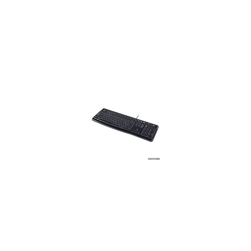 Logitech K120 Laidinė klaviatūra, USB, US, Juoda