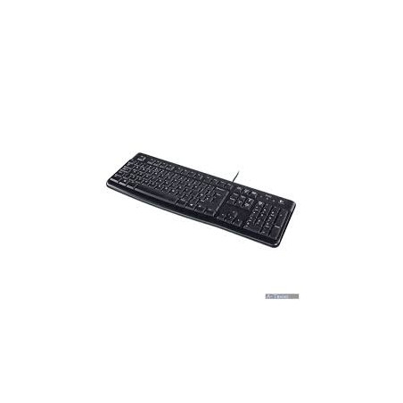 Logitech K120 Laidinė klaviatūra, USB, US, Juoda