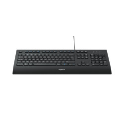 Logitech K280e Laidinė klaviatūra, USB, US, Juoda