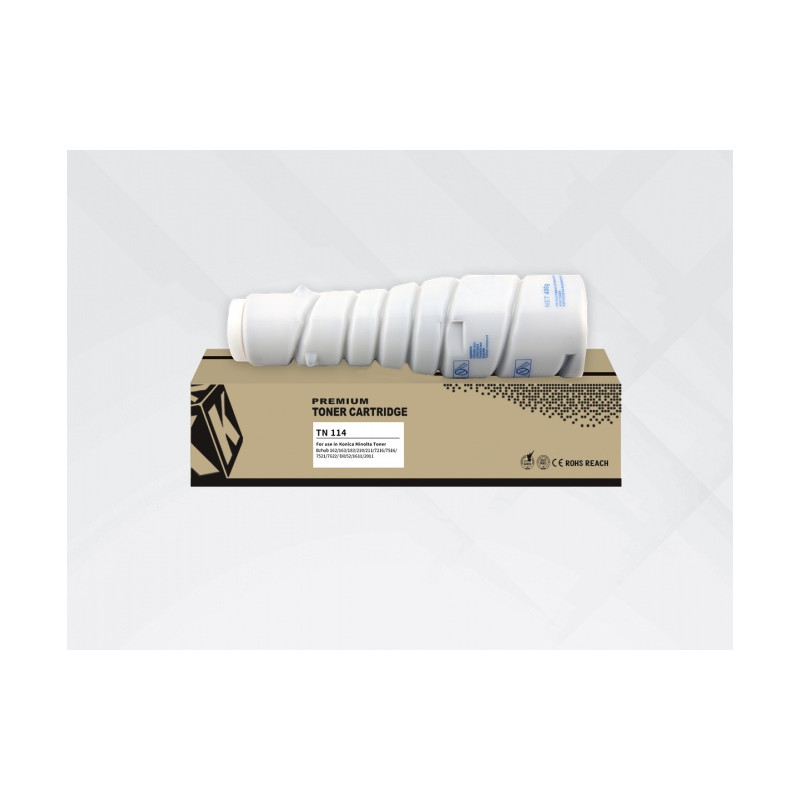 HYB Lazerinė kasetė juoda (1vnt), suderinama su Konica Minolta 106B TN114 (8937784)