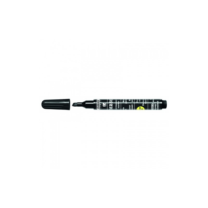 Stanger Permanentinis žymeklis M236, 1-4 mm, juodas, pakuotėje 10 vnt. 712004