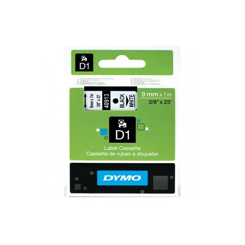 Dymo Label 40913 Balta/Juoda (S0720680), juostelė