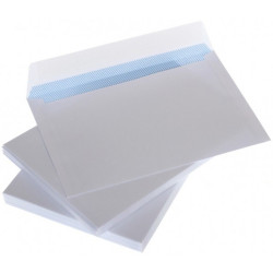 Vokai C5 balti 80g., su nuplėšiama juostele 162x229 mm x 25vnt