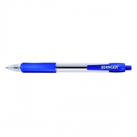 Stanger Tušinukas 1.0 Softgrip retractable, mėlynas, 1vnt. 18000300038