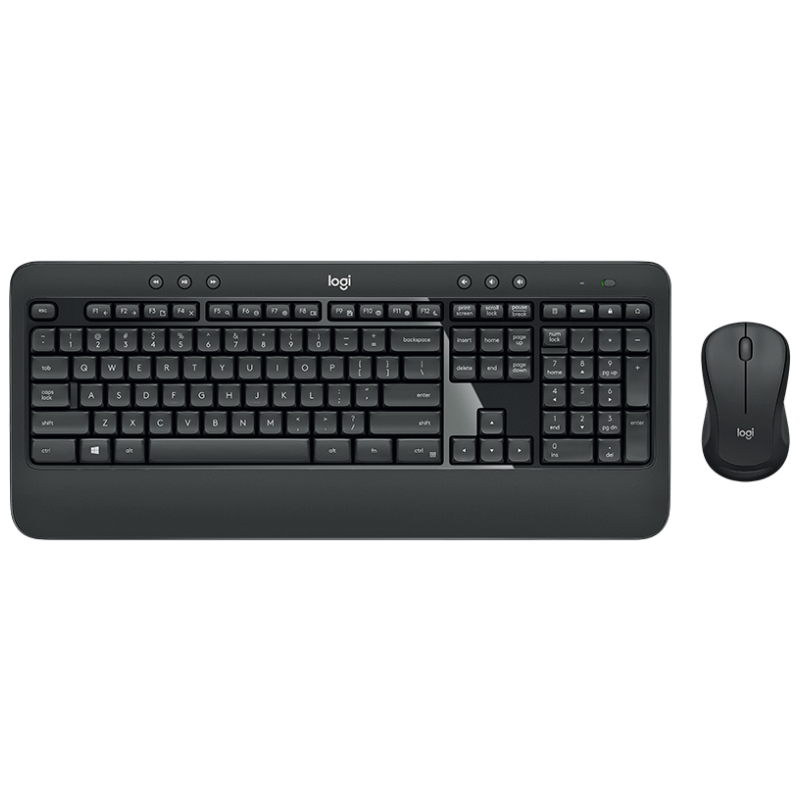 Logitech MK540 Advanced Combo Belaidė klaviatūra + pelė, US, Juoda