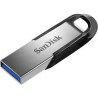 SanDisk Ultra Flair USB atmintinė 128GB, USB-A 3.0, Juoda/Sidabrinė