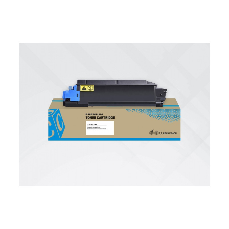 HYB Lazerinė kasetė žydra, suderinama su Kyocera TK-5270C (1T02TVCNL0)