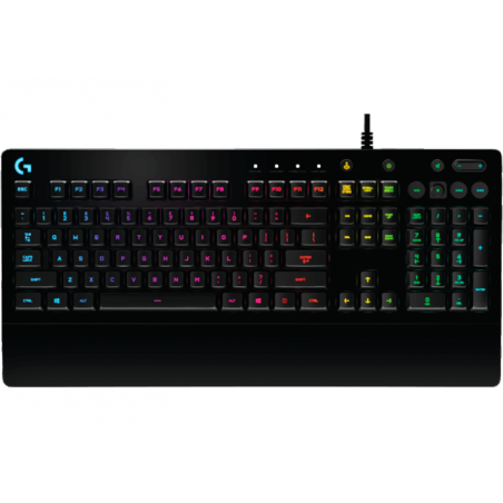 Logitech G213 PRODIGY Laidinė žaidimų klaviatūra, RGB Apšvietimas, USB, US Int, Juoda