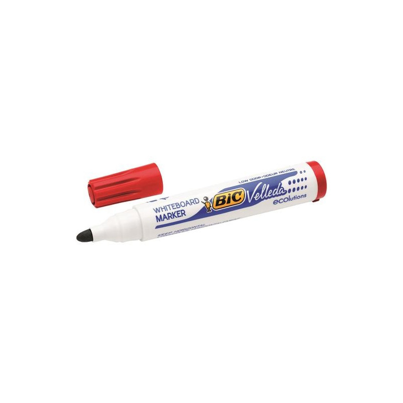 Bic Žymeklis baltai lentai Velleda 1701 1-5 mm, raudonas, 1 vnt. 525825