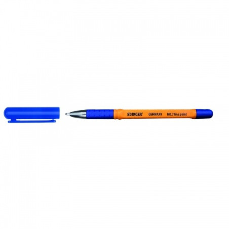 Stanger Tušinukas Finepoint Softgrip 0.7 mm, mėlynas, 1 vnt. 18000300056