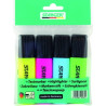 Stanger Teksto žymekliai 1-5 mm, 4 spalvų rinkinys 180009000