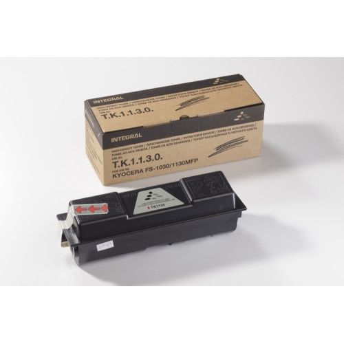 Neoriginali Integral Kyocera TK1130, juoda kasetė lazeriniams spausdintuvams, 3300 psl.