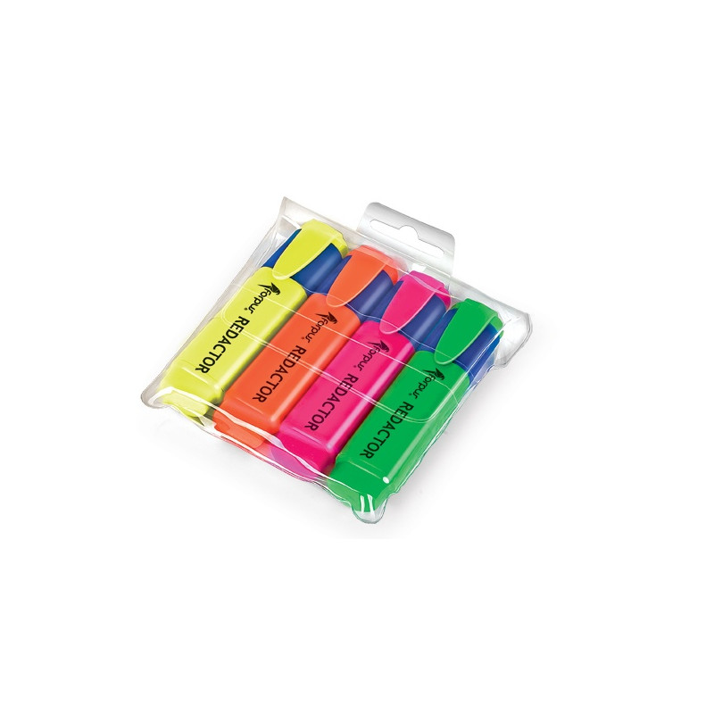 Teksto žymeklių rinkinys Forpus Redactor, 2-5 mm, 4 spalvos