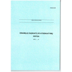 Einamų sąskaitų ir atsiskaitymų knyga 292, A4 (48) 0720-060