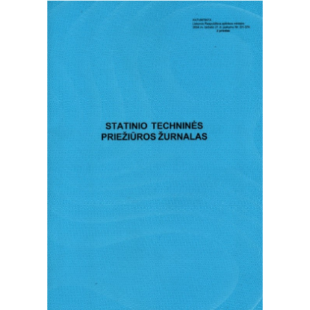 Statinio techninės priežiūros žurnalas 0720-045
