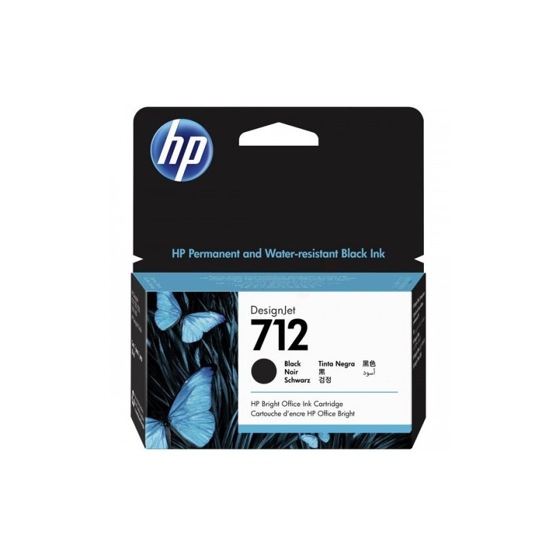 HP 712 (3ED70A) Rašalinė kasetė, Juoda