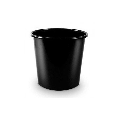 Šiukšlių dėžė Forpus, 11l, juoda, plastikinė