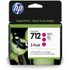 HP 712 3-pack (3ED78A) Rašalinė kasetė, Purpurinė