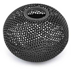 Dėžutė sąvaržėlėms Forpus, magnetinė juoda, perforuoto metalo
