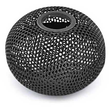 Dėžutė sąvaržėlėms Forpus, magnetinė juoda, perforuoto metalo