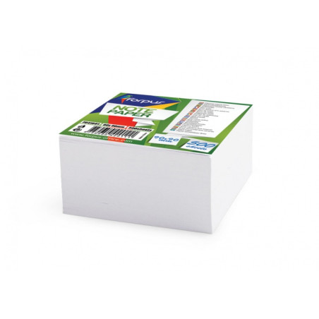 Lapeliai užrašams Forpus, 9x9 cm, balti, klijuoti (500) 0716-009