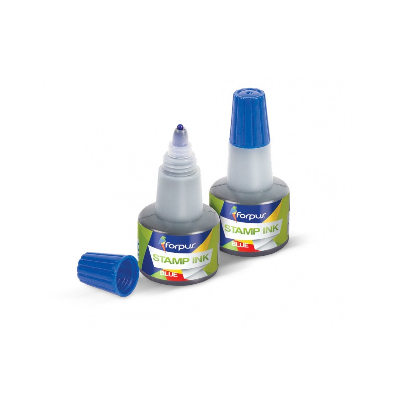 Tušas antspaudams Forpus, 30 ml, mėlynas
