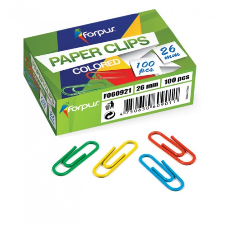 Sąvaržėlės Forpus, spalvotos, 26mm, apvalios (100)