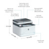 HP LaserJet Pro MFP 3103fdw Spausdintuvas lazerinis nespalvotas MFP A4 33 ppm USB Wi-Fi LAN BT