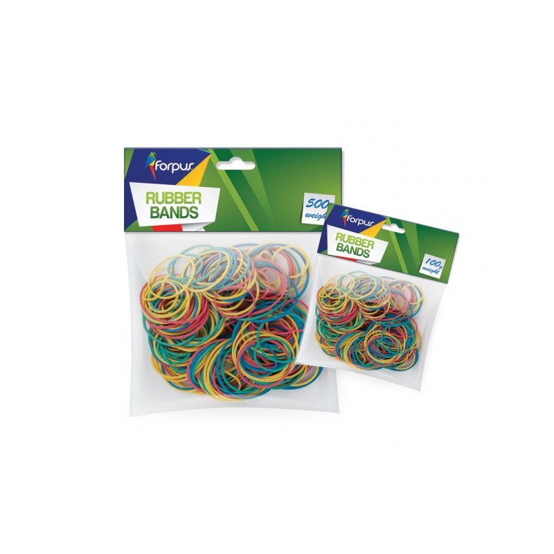 Gumelės Forpus, įvairaus dydžio, įvairių spalvų, 100g